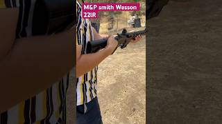 Smith Wesson ar15 22lR MampP Rifle pistola die waffe gewehr silah tabanca makinalı m416 atışı пулемет [upl. by Alfeus]