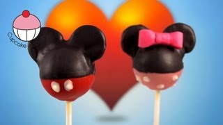 Mickey Mouse Cakepops Learn How To Make Mickey Cake pops  A Cupcake Addiction Tutorial [upl. by Aubry]