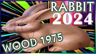 Rabbit Horoscope 2024  Wood Rabbit 1975  February 11 1975 to January 30 1976 [upl. by Nortad]