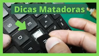 Teclado Digitando Sozinho ou Tecla não Funciona  Passo a Passo [upl. by Irdua]