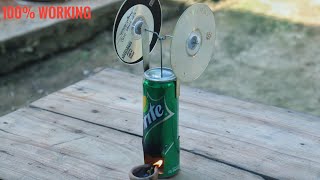 DIY stirling engine  how to make at home  science project [upl. by Nerret162]