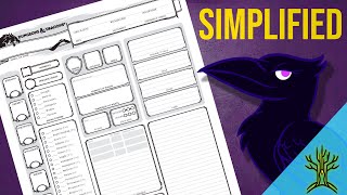 DampD Character Sheet Basics [upl. by Nored324]