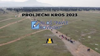 Proljećni školski kros 2023  OŠ Pavle Rovinski [upl. by Olifoet]