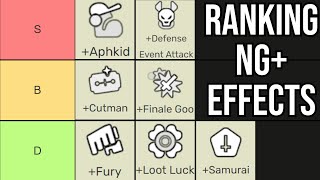 Grounded 14 New Game Plus Effects Tier List [upl. by Amethyst299]