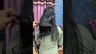 Keratin Hair Rebonding haircare hairstyle hair shortvideo [upl. by Reteip]