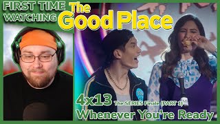 The Good Place 4x13 REACTION PART 1  quotWhenever Youre Readyquot The SERIES Finale [upl. by Ogirdor]