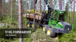 John Deere GSeries Forestry Machines [upl. by Nylodnew]