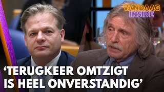 Johan over terugkeer Pieter Omtzigt Heel onverstandig die kunnen ze dadelijk weer aanvegen [upl. by Marline]