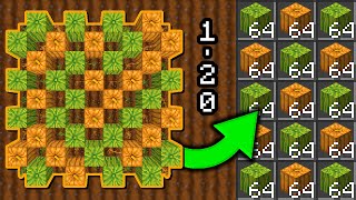 BEST MELON amp PUMPKIN FARM MINECRAFT 121  18 STACKS PER HOUR  EASY BUILD  TUTORIAL [upl. by Yboj]