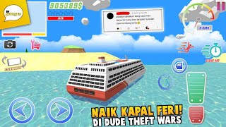 Dude Naik Kapal Pesiar Terbesar Begini Cara Naiknya  Dude Theft Wars [upl. by Dranreb]