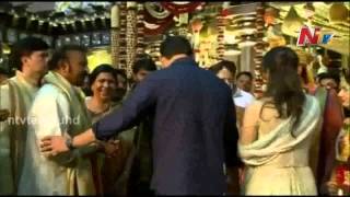 Mahesh Babu with his Family at Manchu Manoj Marriage Ceremony [upl. by Weinshienk523]