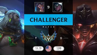 Challenger Match Super Udyr vs Super Senna  NA server Patch 1419 [upl. by Uhn]