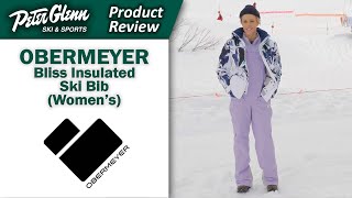 Obermeyer Bliss Insulated Ski Bib Womens  W2324 Product Review [upl. by Renwick]