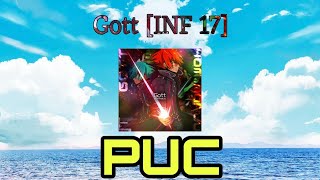 【SDVX EG コナステ】Gott INF 17 PUC [upl. by Reppiks]