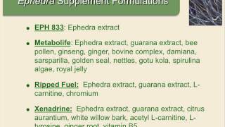 Pharmacodynamic Mechanisms Ephedra [upl. by Ynor]