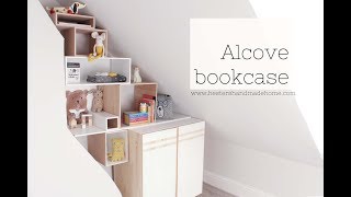 How to build a bookcase in an alcove [upl. by Thenna]