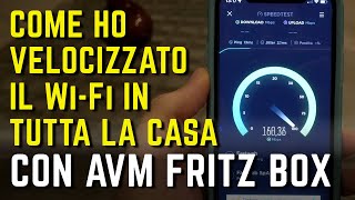 COME POTENZIARE LA RETE WIFI di CASA e UFFICIO con AVM FRITZ MESH WIFI [upl. by Cull]