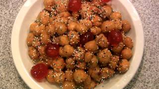 How To Make Honey Balls Struffoli [upl. by Adeys]