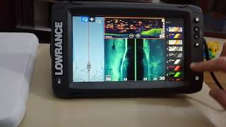 Обзор меню эхолота Lowrance Elite Ti2 Active Imaging  Review of Lowrance Elite Ti2 Active Imaging [upl. by Assirehs]