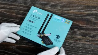 TPLink Archer TX50E PCIe WiFi Adapter Unboxing [upl. by Ardena]