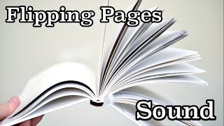 FREE SOUND EFFECTS Flipping Pages in a Book [upl. by Eidarb]