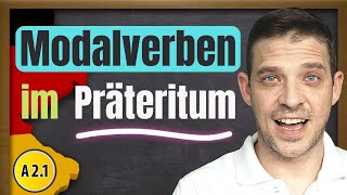 All German Modal Verbs in Simple Past Präteritum [upl. by Ednalrym]