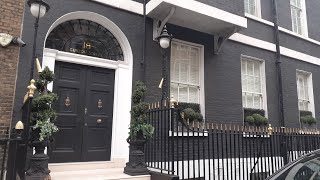 Elegant Curzon Street Shops and Homes Mayfair  London Architecture [upl. by Annnora]