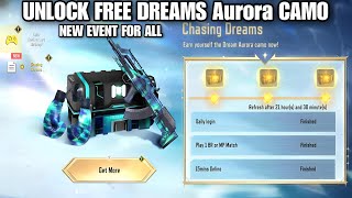 NEW How To Unlock Unlimited Free Dreams Aurora Camo Crates Chasing Dreams Event Cod mobile 2024 [upl. by Are]