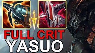 LOL CN BEST YASUO  Full Crit Yasuo Build vs Yone KR D1  SoftWind Rank1 Yasuo gameplay S1420 [upl. by Hgielrebma960]