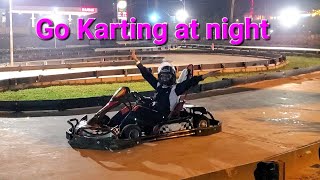 Go Karting experience at night 🌉  Uganda [upl. by Landry]