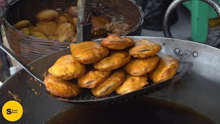 Batter Fried Brinjal Beguni [upl. by Ettenal]