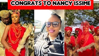 Congratulations to Nancy Isime on her Lavish Traditional Wedding nancyisime wedding [upl. by Boothman]