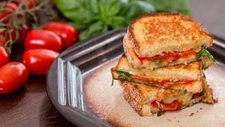 Roasted Tomato Grilled Cheese Sandwich Recipe [upl. by Ena]