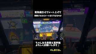 【チュウニズム】削除曲のみでレート上げたら削除された時レートはどうなるのか検証してみた。 [upl. by Jodee]