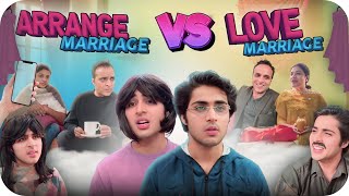 LOVE MARRIAGE VS ARRANGED MARRIAGE🤵🏻👰🏻 Raj Grover  ​⁠RajGrover005 [upl. by Anwahsat768]