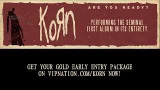 Korn  October US Tour Gold VIP Package [upl. by Ellertnom]