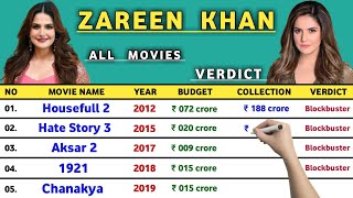 Zareen Khan All Hits and Flops Movie  Zareen Khan All Movies List 2024 [upl. by Blau]