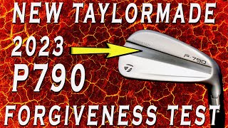 NEW TaylorMade P790 2023 Irons Forgiveness Reduced Speeds Review [upl. by Ozner]