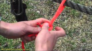 Army Ranger School Basics Knots  Re Routed Figure 8 11 [upl. by Rotciv]