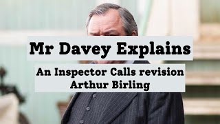 An Inspector Calls revision  Arthur Birling [upl. by Cirded]