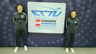 Interview Yoan Velichkov  Cvetelina Georgieva European Championship Linz Austria 2024 [upl. by Maressa]