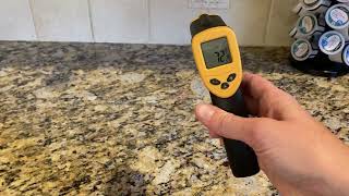 Review of the Etekcity Infrared Thermometer Laser Temperature Gun 774 Digital IR Thermometer [upl. by Zashin]