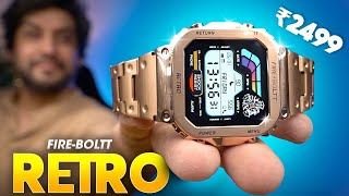 Budget Smartwatch with RETRO Looks ⚡️ FireBoltt Retro Smartwatch Review [upl. by Yrrehs]