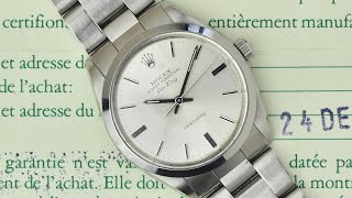 Rolex Oyster Perpetual AirKing ref 5500 [upl. by Aneekahs]