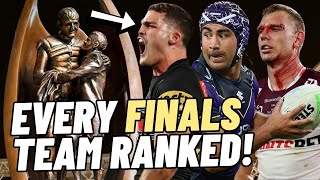 Ranking EVERY NRL Finals Team [upl. by Lynnett]