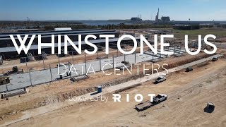 Riot Blockchains Building D Updated  Whinstone Data Center  Rockdale Texas [upl. by Thorlay]