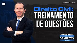 Direito Civil Treinamento de Questões  Prof Bruno Zampier [upl. by Tully]