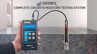 The Complete Concrete Moisture Test System  Tramex [upl. by Llennor]