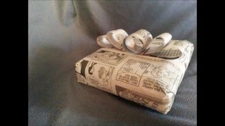 How to Make a Giftwrapped Box out of Recycled Materials [upl. by Orelee]