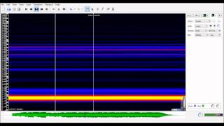 Flan by Jake Chudnow vsauce theme on a spectrogram [upl. by Soracco]